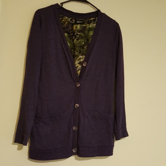 Purple Button Up Cardigan Forever 21 3/$15 SALE - Picture 4 of 5